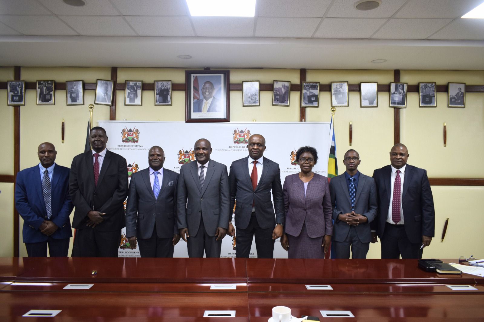 Strategic meeting with the Cabinet Secretary at The National Treasury